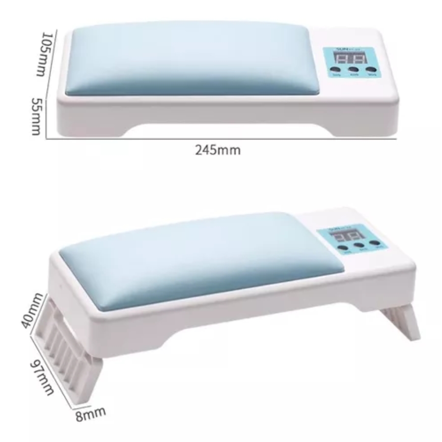 Miniatura 8 de Cojín Reposa Manos Con Lámpara Led Uñas